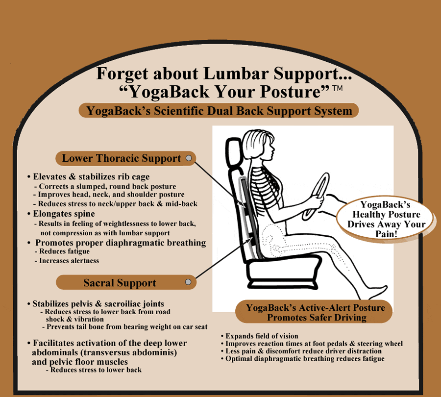 New Solution to Drivers' Back Pain Rejects Lumbar Support